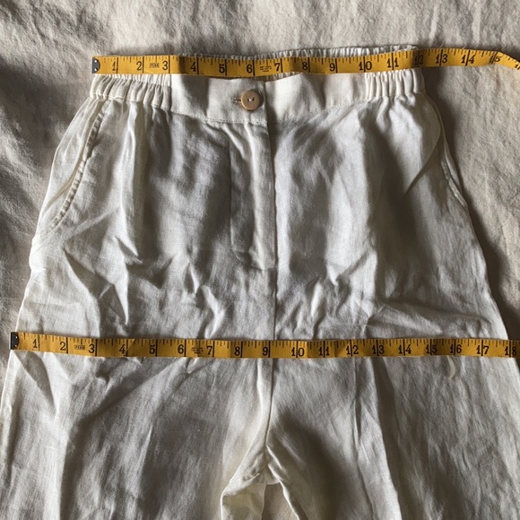 SOLD๐ซ Chasing Unicorns Freedom Now Cutwork Linen Pants sz S - Picture 17 of 17
